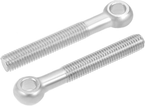 uxcell M12 x 90mm 304 Stainless Steel Machine Shoulder Lift Eye Bolt Rigging 4pcs in Saudi Arabia