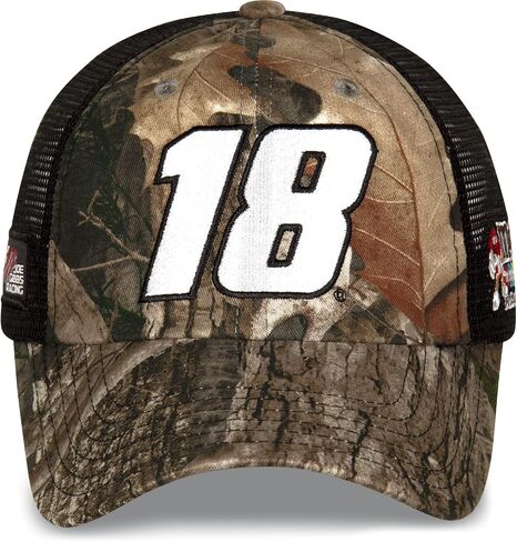 NASCAR 2022 Patriotic USA Camo Adjustable Hat Cap-Kyle Busch #18 in Saudi Arabia