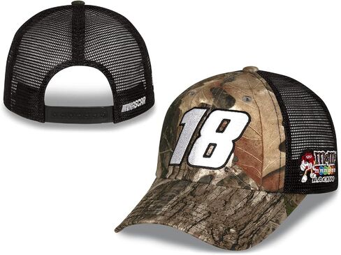 NASCAR 2022 Patriotic USA Camo Adjustable Hat Cap-Kyle Busch #18 in Saudi Arabia