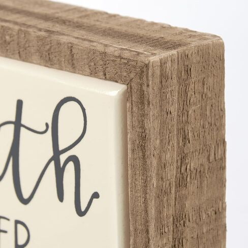 Primitives by Kathy Inset Box, Hand Illustrated Design Home Décor Sign, Cream in Kuwait