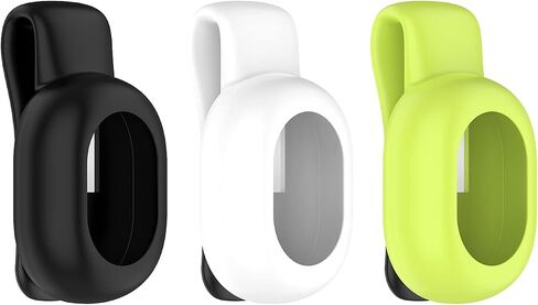 حامل مشبك Chofit متوافق مع Garmin 010-12520-00 Running Dynamics Pod، مشبك مشبك من السيليكون الناعم بديل لـ Garmin 010-12520-00 Running Dynamics Pod (أسود/مع/ليموني) in Saudi Arabia
