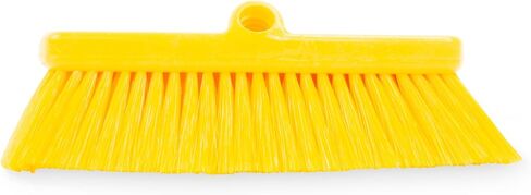 SPARTA 41278EC02 Flo-Thru Plastic Wall Scrub Brush, Equipment Brush With Soft Nylex Bristles For Industrial Kitchens, Hospitals, Commercial Cleaning, 4 Inches, White, (Pack of 12) in Saudi Arabia