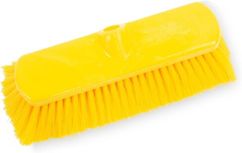 SPARTA 41278EC02 Flo-Thru Plastic Wall Scrub Brush, Equipment Brush With Soft Nylex Bristles For Industrial Kitchens, Hospitals, Commercial Cleaning, 4 Inches, White, (Pack of 12) in Saudi Arabia