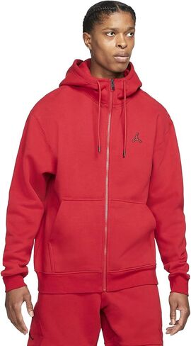 هودي Jordan Gym Red Essentials Fleece بسحاب كامل للرجال - 3XL in Kuwait
