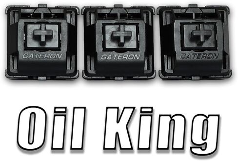 مفاتيح Gateron Oil King للوحة المفاتيح الميكانيكية مفاتيح خطية مسبقة التشحيم للوحة مفاتيح ألعاب MX 5 دبابيس مفاتيح لوحة المفاتيح 90 قطعة in Saudi Arabia
