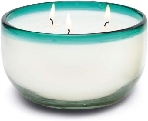 Paddywax La Playa Artisan Hand-Poured Scented Candle, 14-Ounce, Amber Rim-Orange Blossom in Saudi Arabia