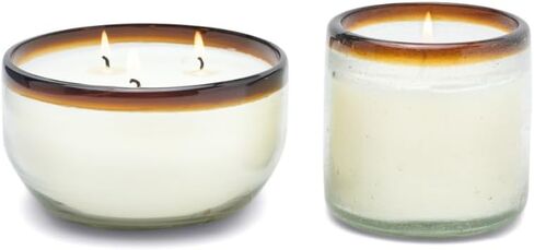 Paddywax La Playa Artisan Hand-Poured Scented Candle, 14-Ounce, Amber Rim-Orange Blossom in Saudi Arabia