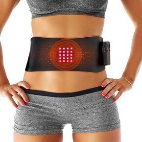 Abs Muscle Training Belt,USB Rechargeable Portable Abdomen Ab Stimulator for Men Woman,Home & Office Exercise Equipment