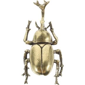 IMIKEYA Beetle Model Beetle Tea Pet Vintage Tea Pet Crafts Vintage Beetle Statue Small Animal Sculpture Desktop Beetle Ornament Beetle Sculpture Retro Decor Office Accessories Brass Indoor