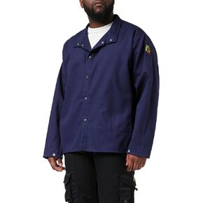 Black Stallion FN9-30C 30" 9oz. Navy FR Cotton Welding Jacket