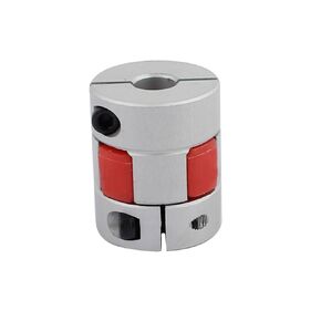 uxcell 6mm to 10mm Shaft Coupling 30mm Length 25mm Diameter Motor Coupler Aluminum Alloy Joint Connector for DIY Encoder