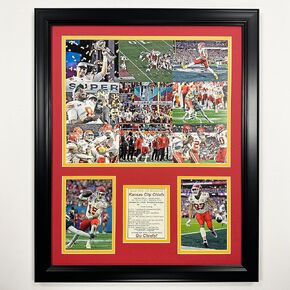 Kansas City Chiefs | 2022 Champions | Framed Photo Collage | 2 Sizes (Mosaic, 18" x 22")