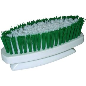 MAGNOLIA BRUSH MFRS. Green/White Poly W/Gripper Handle
