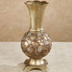 Brynne Traditional Floral Decorative Vase 16 Inches High