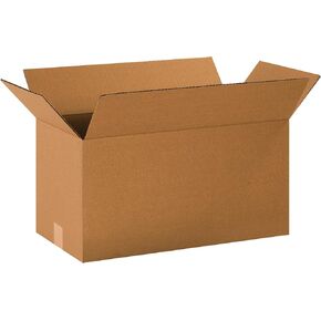PARTNERS BRAND 20 x 10 x 10 Corrugated Cardboard Boxes, Long 20"L x 10"W x 10"H, Pack of 25 | Shipping, Packaging, Moving, Storage Box for Home or Business, Strong Wholesale Bulk Boxes