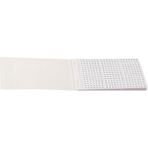 Morris Products Pre-Printed Wire Marker Booklet - Tyvek Book A - Z, 0-15, - / Marking - 10 Markers Per Legend – for Cable Hook Ups – Oil, Water Resistant – Self-Adhesive Cloth Material – 1 Count