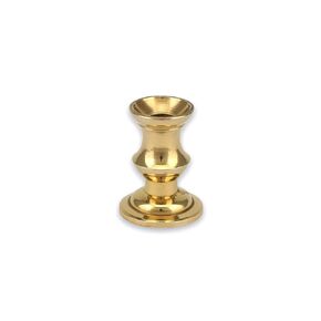 Mini Brass Candle Holder, Miniature Candlestick, Height 1.37 inch