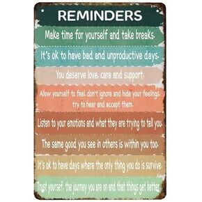 Retro Baseball Tin Sign Vintage Baseball Decor for Boys Room Baseball Life Lessons Motivational Workout Baseball Sports Posters for Boys Bedroom Wall Art Decor Home Bar Classroom Sign 8x12 inches