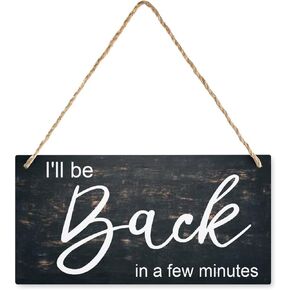 Wood Plaque Sign ​Wall Hanging Welcome Sign "Please Use Side Door" Wall Art Sign ​Front Door Wood Sign 10" x 5" Hanging Door Sign Solid Wood Hanging Plaque with Rope