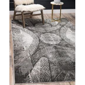 Unique Loom Sofia Collection Area Rug - Albert (2' 2" x 3' 1" Rectangle, Brown/ Ivory)
