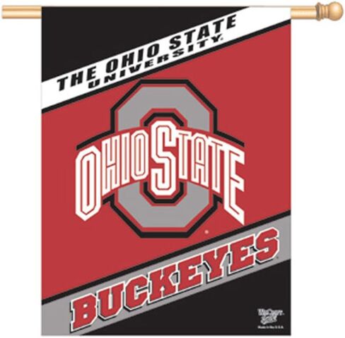 Ohio State Buckeyes NCAA 27 x 37 Inch Vertical Flag in Saudi Arabia