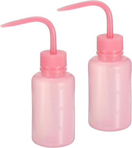PATIKIL 150ml Wash Bottle, 2pcs Plastic Squeeze Bottle Narrow Mouth Bottle Watering Tools Foam Bottle for Green Soap Cleaning Washing Irrigation, Black in Saudi Arabia