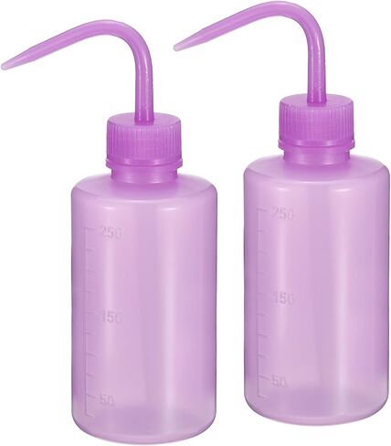 PATIKIL 150ml Wash Bottle, 2pcs Plastic Squeeze Bottle Narrow Mouth Bottle Watering Tools Foam Bottle for Green Soap Cleaning Washing Irrigation, Black in Saudi Arabia