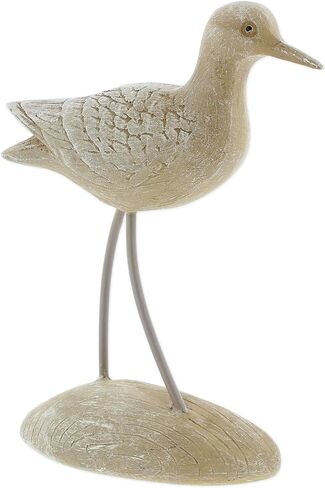 مجموعة الجسر الدائمة تان الراتنج الشكل Shorebird - تمثال الطيور الشاطئ سطح الطاولة ديكور الشاطئ لمنزل البحيرة، ديكور ساحلي - لهجات ديكور المحيط للمنزل in Saudi Arabia