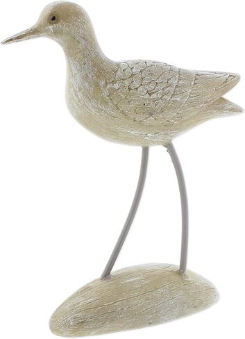 مجموعة الجسر الدائمة تان الراتنج الشكل Shorebird - تمثال الطيور الشاطئ سطح الطاولة ديكور الشاطئ لمنزل البحيرة، ديكور ساحلي - لهجات ديكور المحيط للمنزل in Saudi Arabia