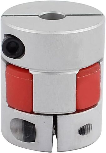 uxcell 6mm to 10mm Shaft Coupling 30mm Length 25mm Diameter Motor Coupler Aluminum Alloy Joint Connector for DIY Encoder in Saudi Arabia