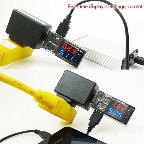 USB Power Meter, USB Current Meter, 3-9V 0-5A Voltage Tester Multimeter, LCD Digital Multimeter Current Tester Voltage Detector, USB Tester DC LED Display in Saudi Arabia