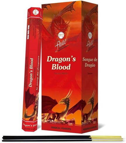 Flute Dragon Blood Premium Incense Sticks 120 Sticks Hexa Packets in Saudi Arabia