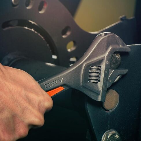 Vanquish 10 Inch Length Adjustable Wrench with 1-1/2 Inch Wide-open Jaw Capacity (3175) in Saudi Arabia