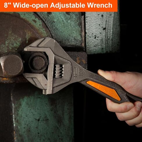 Vanquish 10 Inch Length Adjustable Wrench with 1-1/2 Inch Wide-open Jaw Capacity (3175) in Saudi Arabia