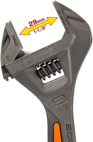Vanquish 10 Inch Length Adjustable Wrench with 1-1/2 Inch Wide-open Jaw Capacity (3175) in Saudi Arabia