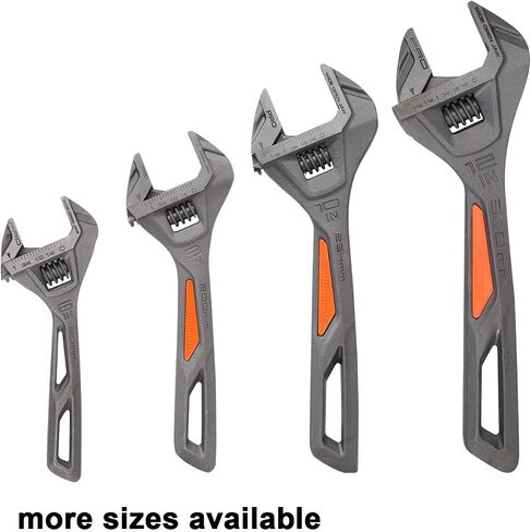 Vanquish 10 Inch Length Adjustable Wrench with 1-1/2 Inch Wide-open Jaw Capacity (3175) in Saudi Arabia