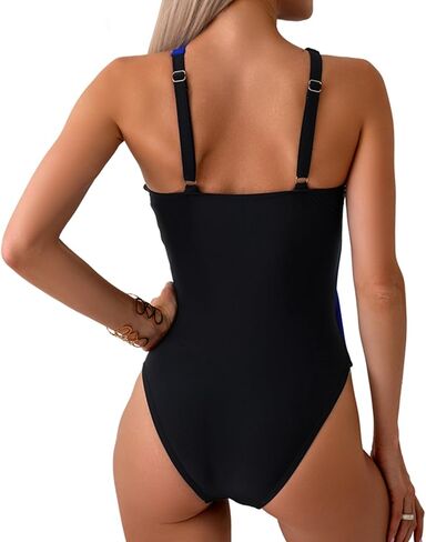 One Piece Swimsuit for Women Criss Cross Tummy Control Wrap Swimwear Adjustable Strap Bathing Suit in Saudi Arabia