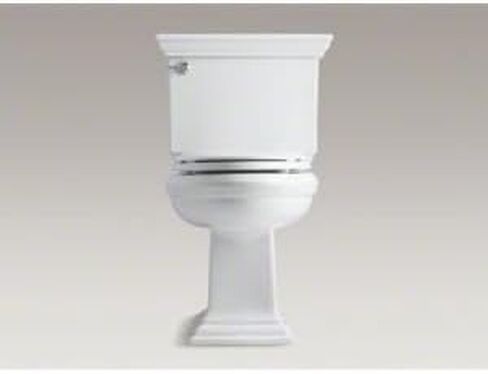 KOHLER K-3817-96 Memoirs Stately Comfort Height Two-Piece Elongated 1.28 GPF Toilet with AquaPiston Flush Technology and Left-Hand Trip Lever, Biscuit in Saudi Arabia