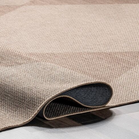 nuLOOM Simple Diamond Easy-Jute Machine Washable Accent Rug, 3x5, Brown in Saudi Arabia