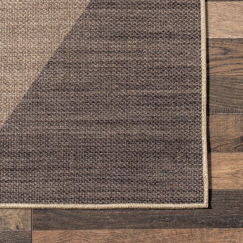 nuLOOM Simple Diamond Easy-Jute Machine Washable Accent Rug, 3x5, Brown in Saudi Arabia