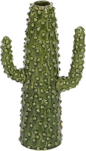 Deco 79 Eclectic Ceramic Vase, SMALL SIZE, Green in Saudi Arabia