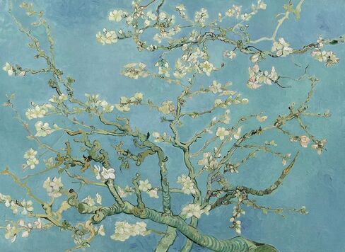 Vincent Van Gogh Almond Blossom Poster Print - 1890 - Fine Art Wall Decor (18" x 24", LAMINATED) in Saudi Arabia