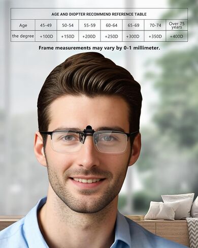 TERAISE Reading Glasses Clip On Magnifiers for Eyeglasses, Blue Light Blocking Magnifiers Lenses Readers for Women Men in Saudi Arabia