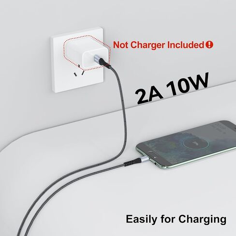 FEMORO USB C to Micro USB Cable 6Ft, USB-C Type C to Micro USB Cable 6 Feet Adapter for OTG Data Transfer & Charging for Kindle PS4 Old Android Phones and More MicroUSB Devices in Saudi Arabia