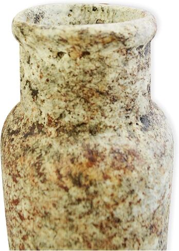 roro Handmade Rustic Brown Ceramic Milk Jug Shaped Vase - 8 Inches: A Decorative Deco and Centerpiece for Timeless Elegance in Saudi Arabia