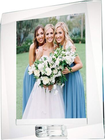 5" x 7" Crystal Picture Frame with Gift Boxed Decorative Photo Frame for Home Wedding Gifts in Saudi Arabia