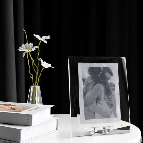 5" x 7" Crystal Picture Frame with Gift Boxed Decorative Photo Frame for Home Wedding Gifts in Saudi Arabia