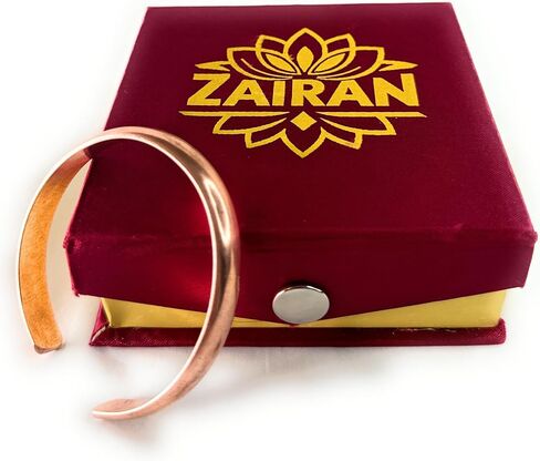 Handmade Pure Copper Bracelet for Men and Women,Adjustable Copper Jewelry with Premium Gift Box in Saudi Arabia