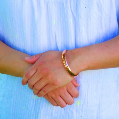 Handmade Pure Copper Bracelet for Men and Women,Adjustable Copper Jewelry with Premium Gift Box in Saudi Arabia