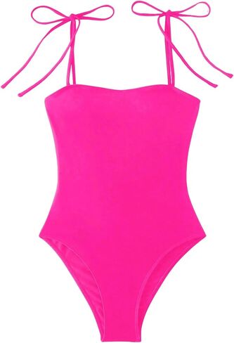 WDIRARA Women's Criss Cross Backless One-piece Bikini Swimwear Ruched Sleeveless Fitted Cheeky Swimsuit in Saudi Arabia